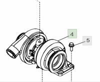 约翰迪尔强鹿4045TF220涡轮增压器RE508971