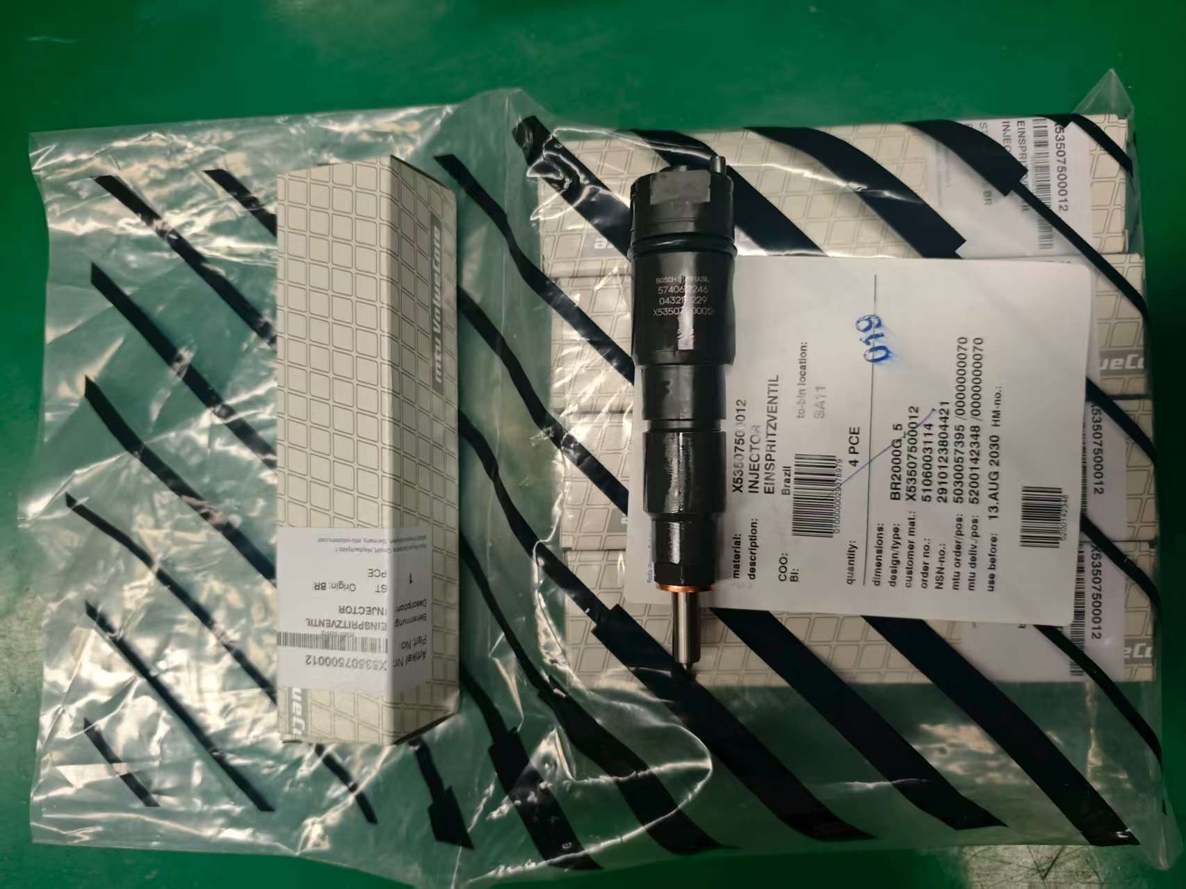 MTU发动机喷油器X53507500012